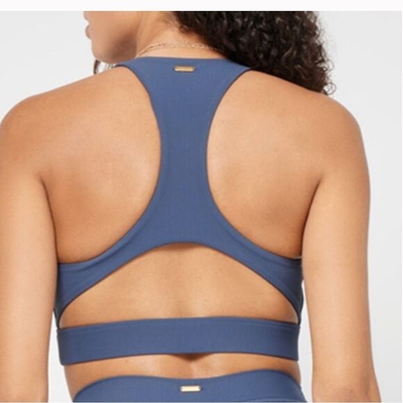 Revolve L*Space L Chasing‎ Rainbows Crop Top Sports Bra Gray Boho Hippie Sporty - Picture 7 of 10